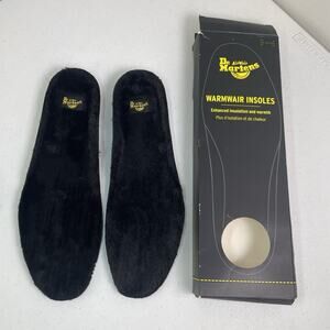 Dr Martens Warmwair Insoles Mens 9 Womens 10 NEW OPEN BOX Faux Fur AD065001-080